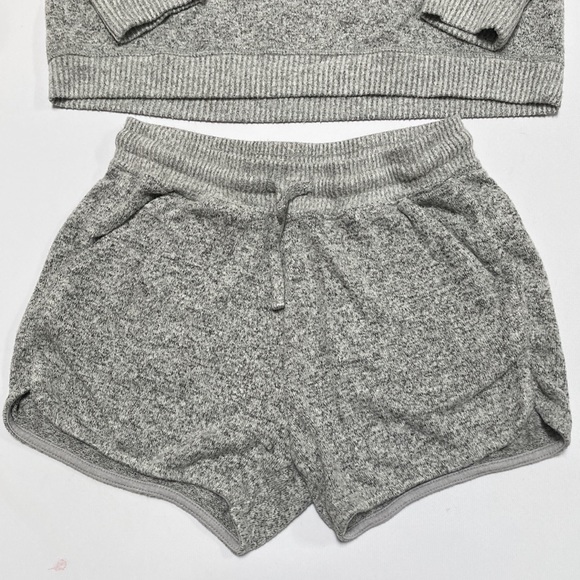 Runway Grey Hoodie and Shorts Coordinates Set - Picture 3 of 5